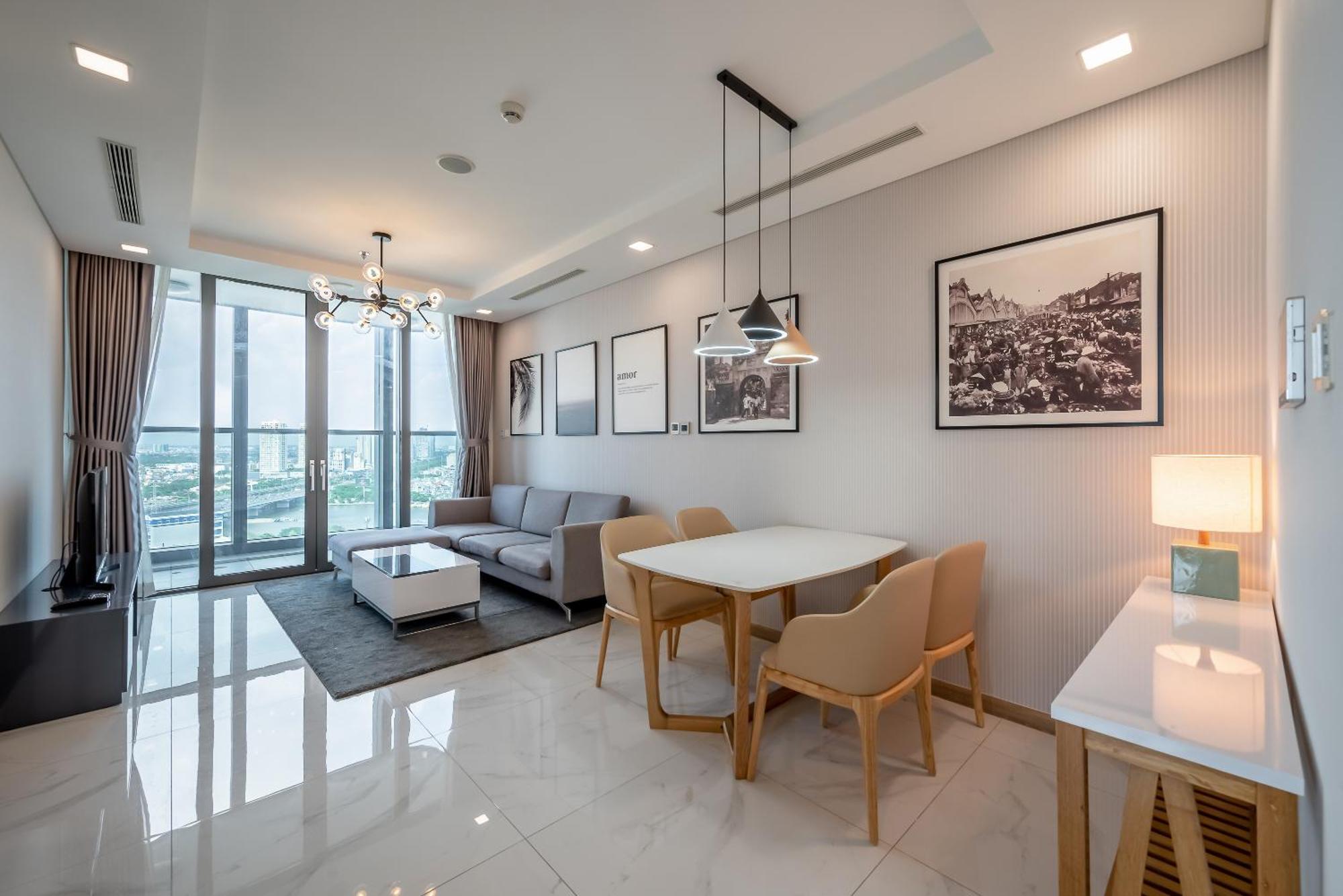 Vinhome Central Park Apartment Ho-Chi-Minh-Stadt Exterior foto